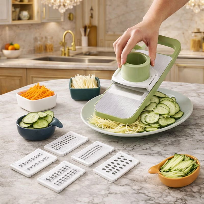 5 in 1 Vegetable Cutter Multifunctional Grater & Cutter